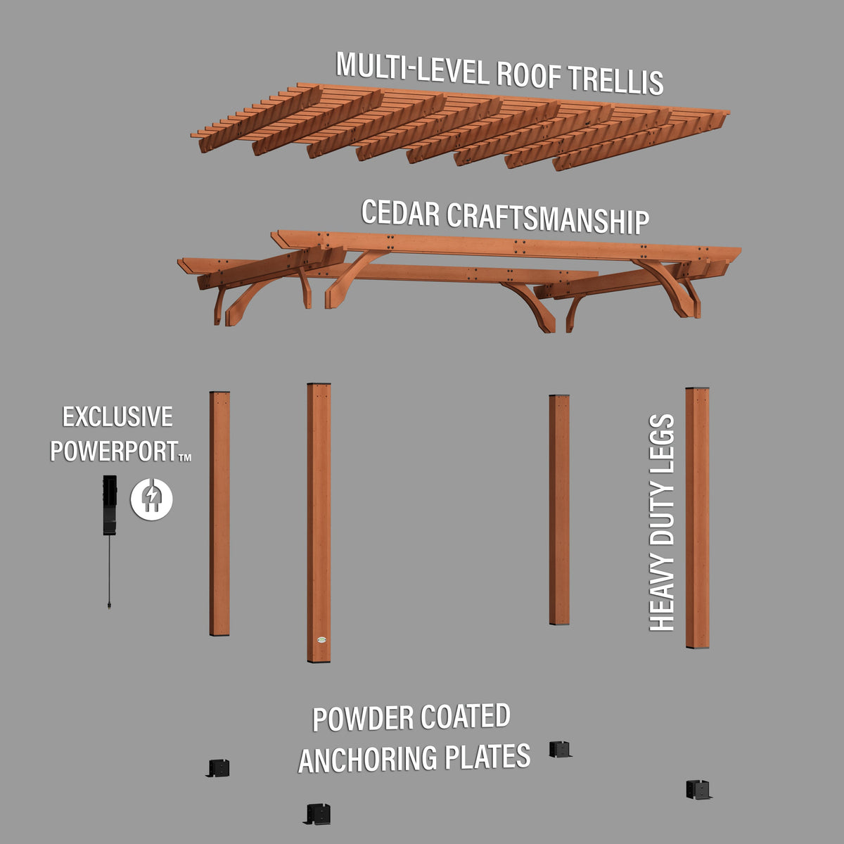 14x12 Beaumont Pergola