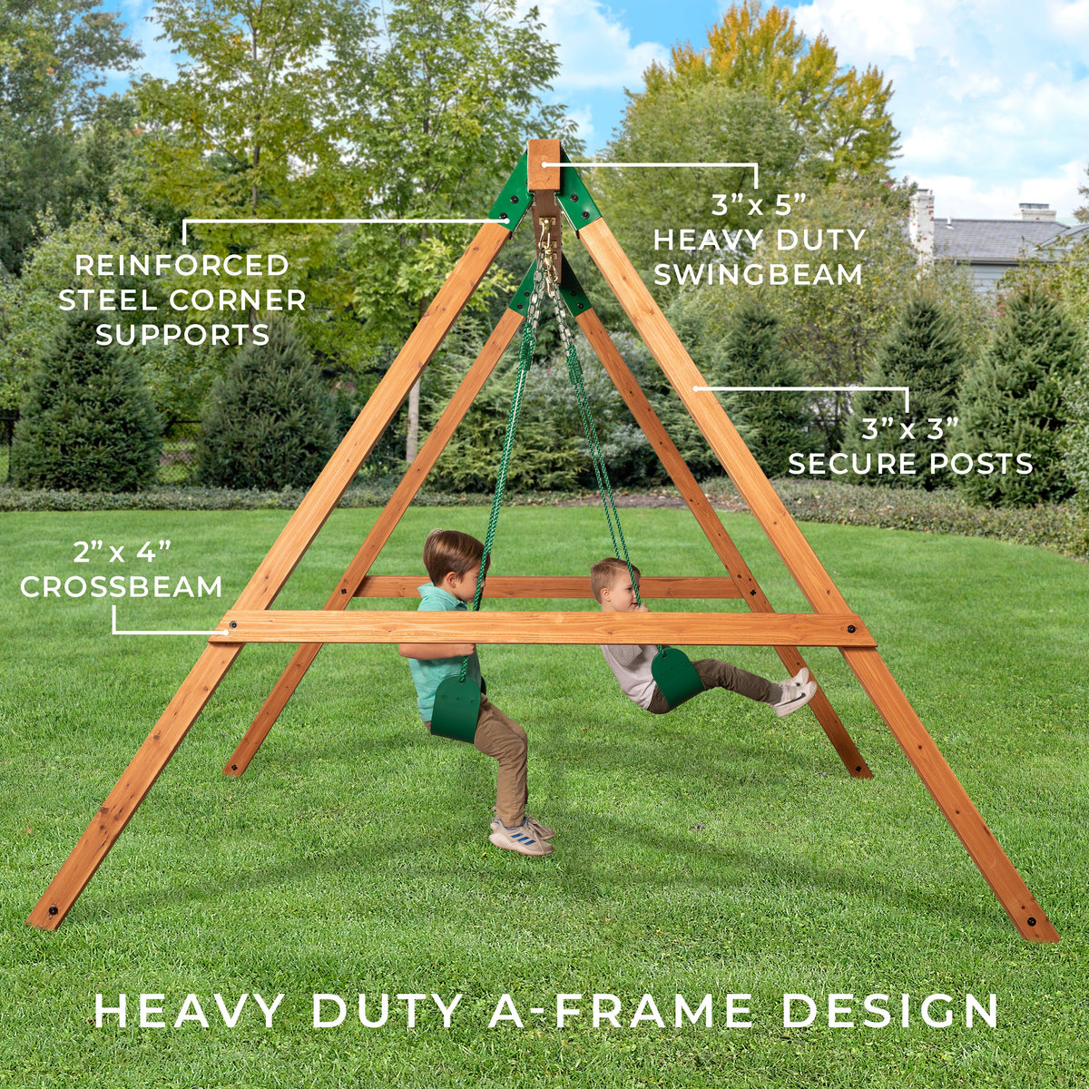 Heavy-Duty Durango Swing Set
