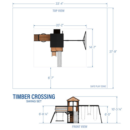Timber Crossing Swing Set