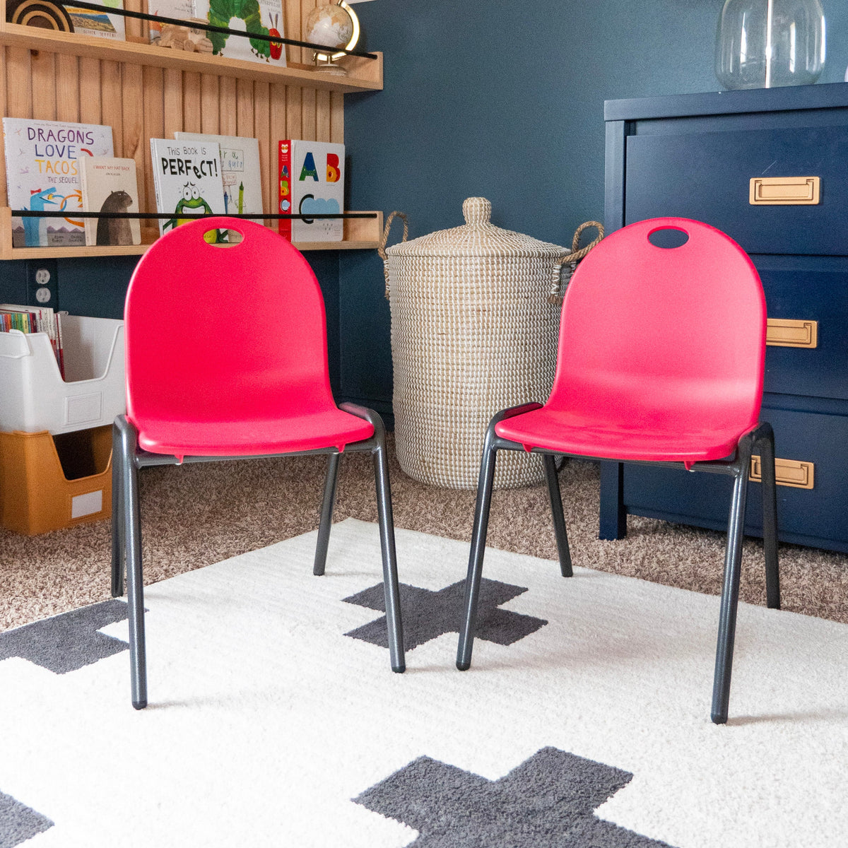 Kid's Stacking Chairs-4 Pack