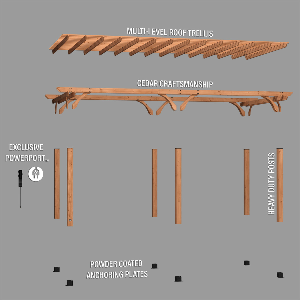 24x12 Beaumont Pergola