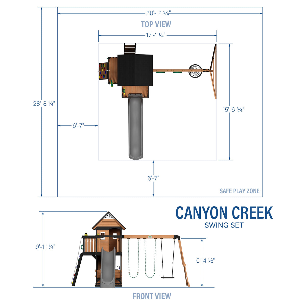 Canyon Creek Swing Set