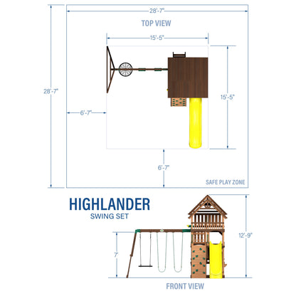 Highlander Swing Set