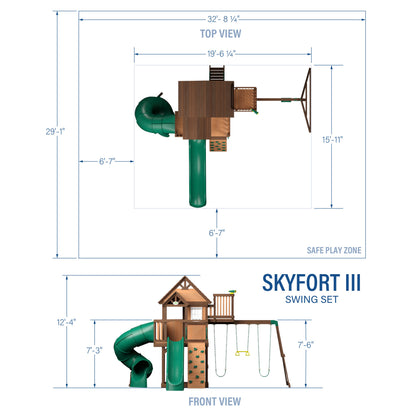 Skyfort III Swing Set