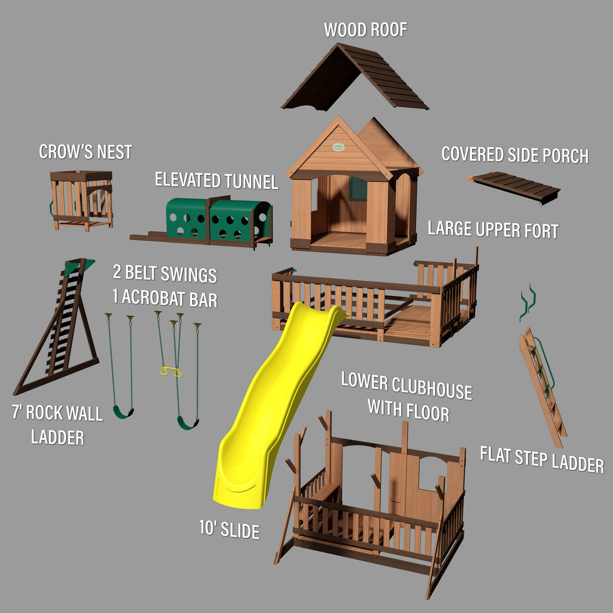 Woodridge Elite Swing Set