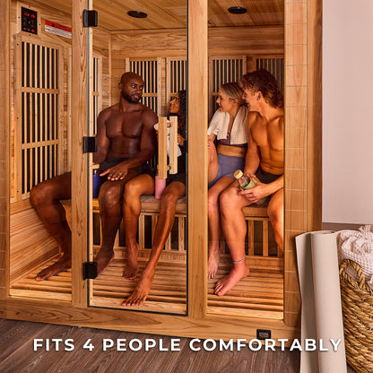 Rylan Indoor Infrared Sauna – 4 Person