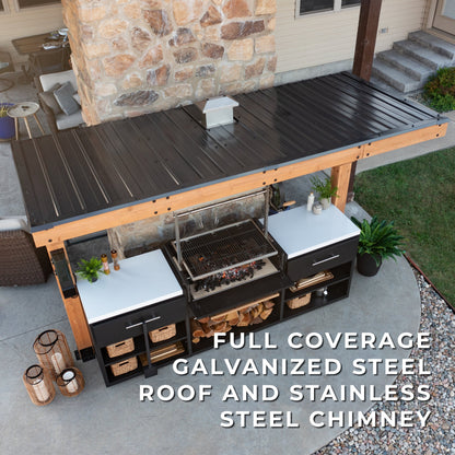 Timber Rock Outdoor Argentine Grill Cook Station