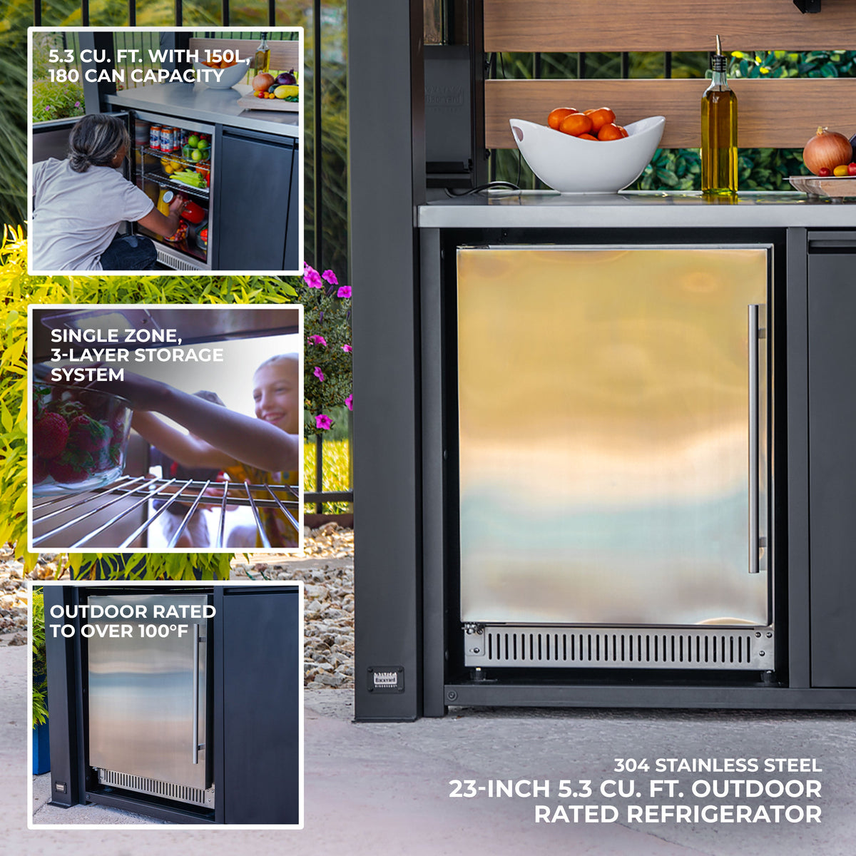 Fusion Flame Outdoor Kitchen